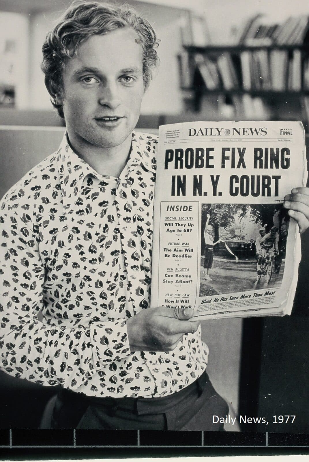 Daily News clipping featuring Tore Nærland