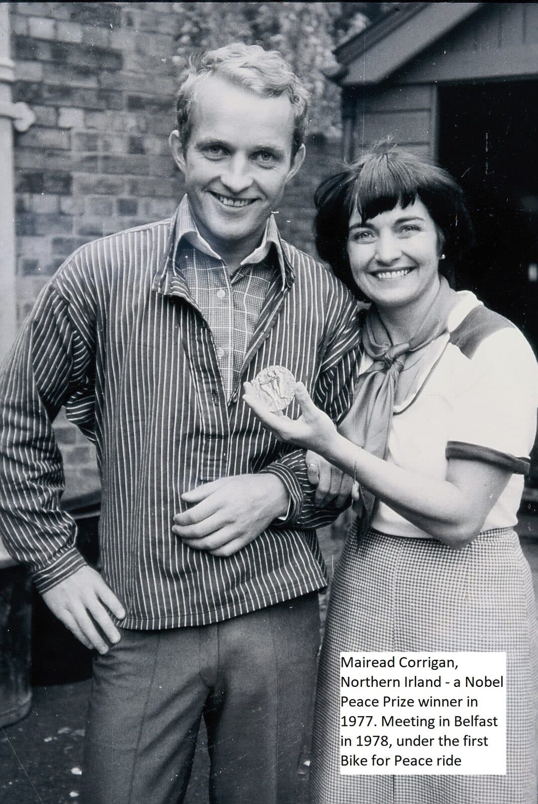 Mairead Corrigan in Belfast